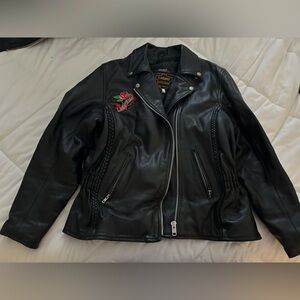 Hasbro Ladies Leather Biker Jacket XXXL 
Only used a few times